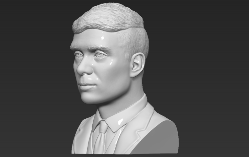 Tommy Shelby from Peaky Blinders bust 3D printing ready stl obj 3D Print 306782