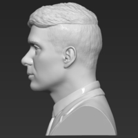 Tommy Shelby from Peaky Blinders bust 3D printing ready stl obj - Thumbnail 4