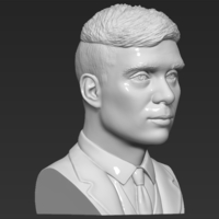 Tommy Shelby from Peaky Blinders bust 3D printing ready stl obj - Thumbnail 9