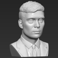 Tommy Shelby from Peaky Blinders bust 3D printing ready stl obj - Thumbnail 10