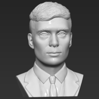 Tommy Shelby from Peaky Blinders bust 3D printing ready stl obj - Thumbnail 11