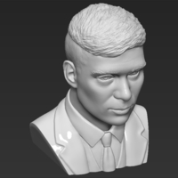 Tommy Shelby from Peaky Blinders bust 3D printing ready stl obj - Thumbnail 12