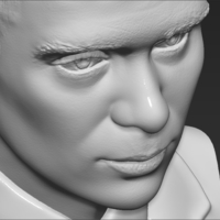 Tommy Shelby from Peaky Blinders bust 3D printing ready stl obj - Thumbnail 17