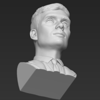 Tommy Shelby from Peaky Blinders bust 3D printing ready stl obj - Thumbnail 19