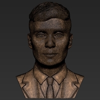 Tommy Shelby from Peaky Blinders bust 3D printing ready stl obj - Thumbnail 20
