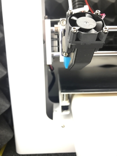 E3D V6  Fan duct and Cooling  nozzle, two separate fan. 3D Print 306904