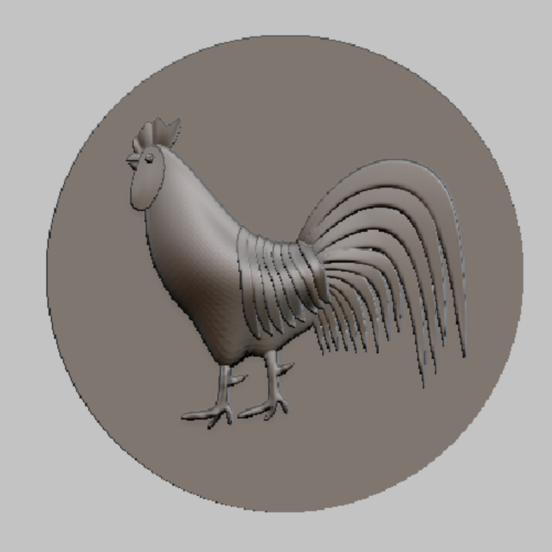rooster STL FILE