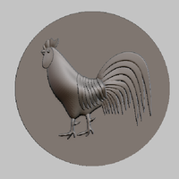 Small rooster STL FILE 3D Printing 306921