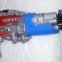 Transformers DOTM AOE Optimus Prime Tri-Barrel Blaster - Thumbnail 2