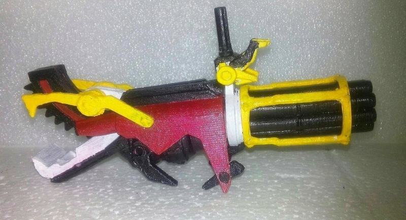 Transformers Prime Beast Hunters Optimus Prime Gatling Gun