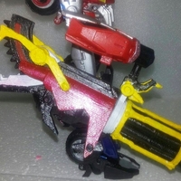 Transformers Prime Beast Hunters Optimus Prime Gatling Gun - Thumbnail 2