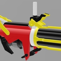 Transformers Prime Beast Hunters Optimus Prime Gatling Gun - Thumbnail 4