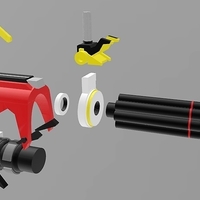 Transformers Prime Beast Hunters Optimus Prime Gatling Gun - Thumbnail 8