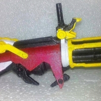 Transformers Prime Beast Hunters Optimus Prime Gatling Gun - Thumbnail 1