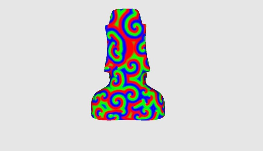 Triple Trippy Moai 3D Print 30699