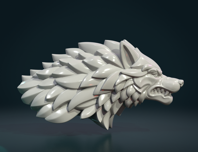 Wolf Head V 3D Print 307023