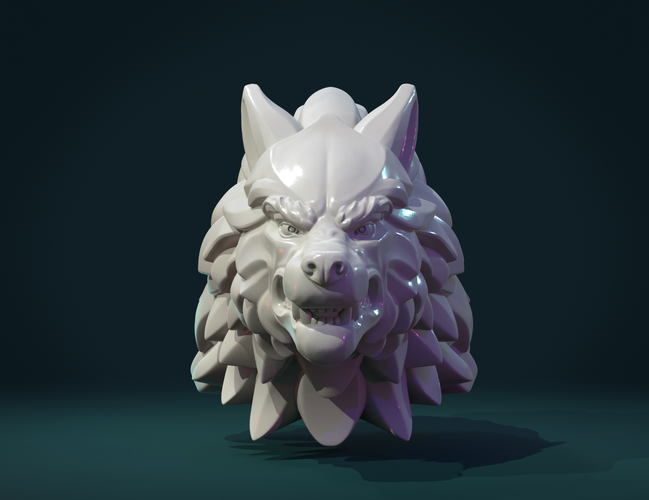 Wolf Head V 3D Print 307024