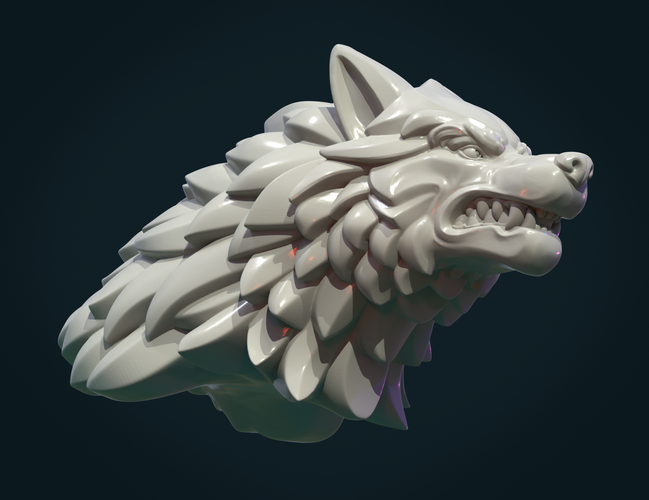 Wolf Head V 3D Print 307026