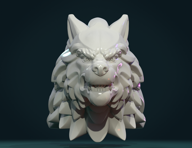 Wolf Head V 3D Print 307027