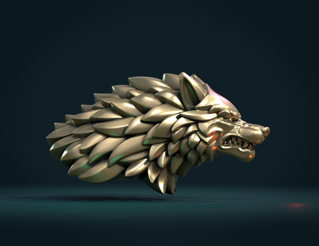 Wolf Head V 3D Print 307028