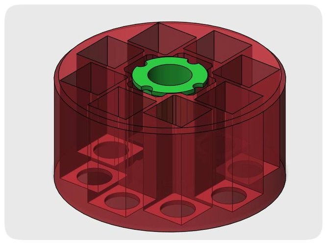 Halbach array holder for NMR spectrometer. 3D Print 30711