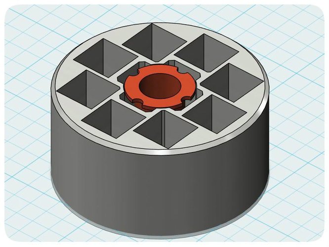 Halbach array holder for NMR spectrometer. 3D Print 30712