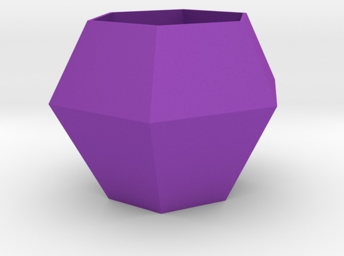 Modern geometric planter 3D Print 307365