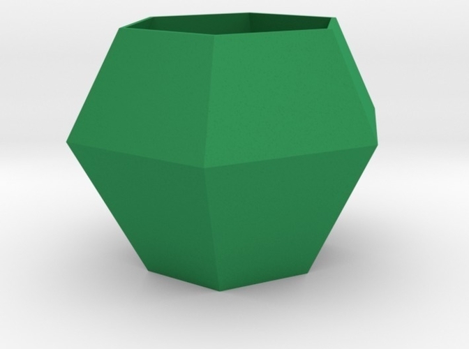 Modern geometric planter 3D Print 307369