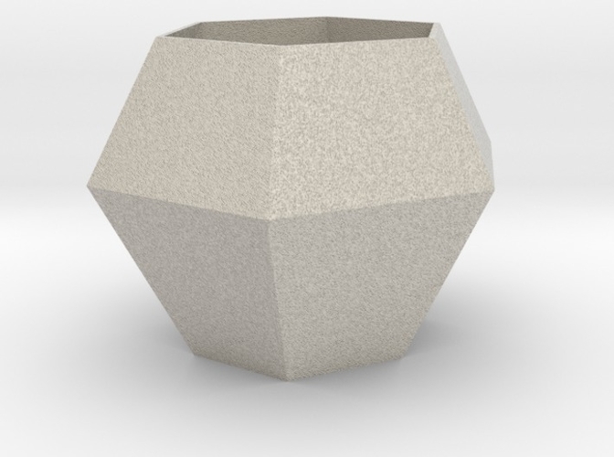 Modern geometric planter 3D Print 307370