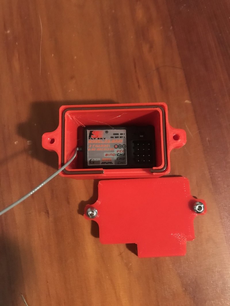 RC Receiver Box - Pinshape