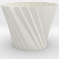 Twisted planter - Thumbnail 1