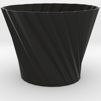 Twisted planter - Thumbnail 2