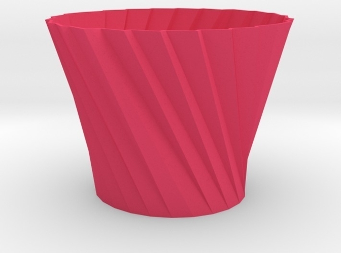 Twisted planter 3D Print 307903