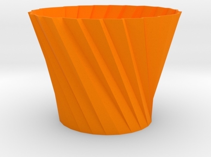 Twisted planter 3D Print 307905