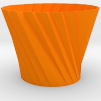 Small Twisted planter 3D Printing 307905