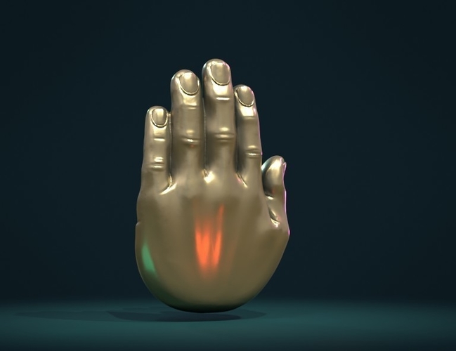 Palm Hand 3D Print 308000