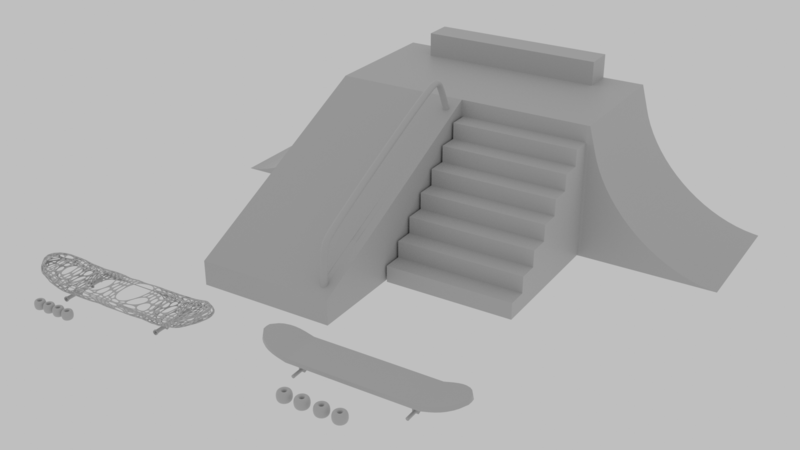 Fingerboards and Skatepark