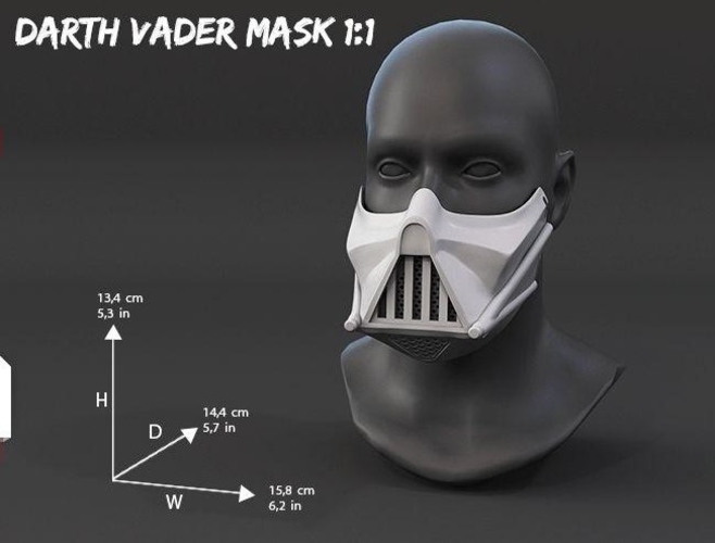DARK VADER MASK 3D Print 308640