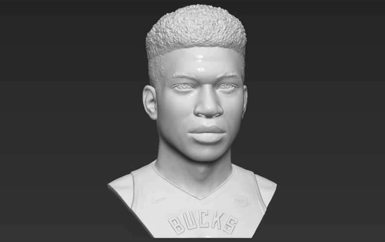 3D Printed Giannis Antetokounmpo bust 3D printing ready ...