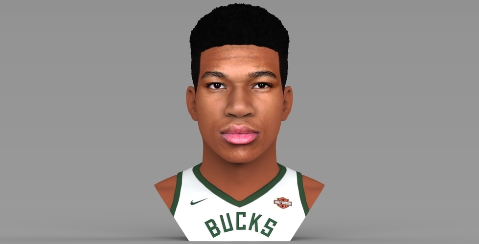 Giannis Antetokounmpo bust ready for full color 3D printing 3D Print 308804