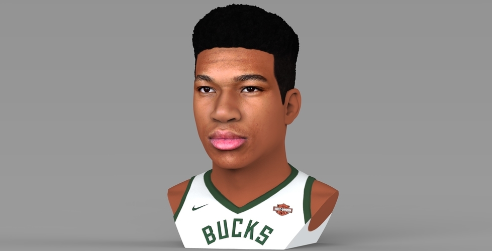 Giannis Antetokounmpo bust ready for full color 3D printing 3D Print 308805
