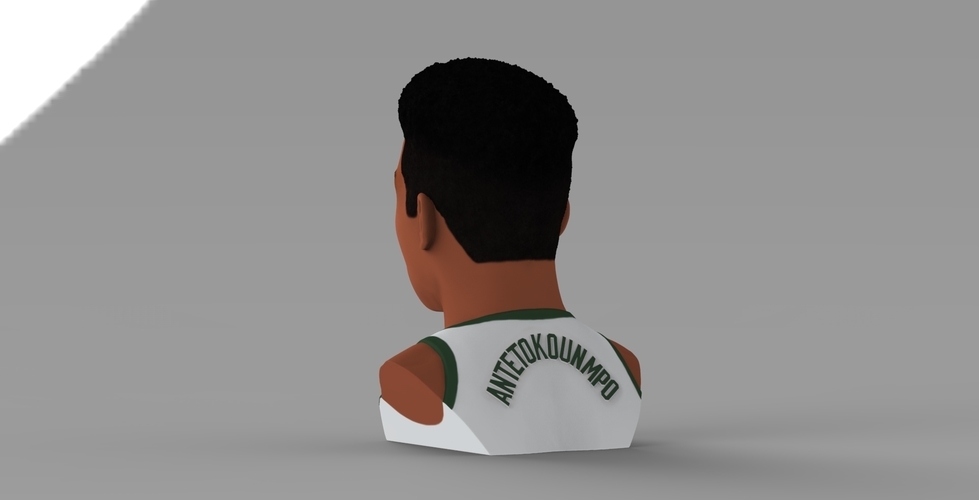 Giannis Antetokounmpo bust ready for full color 3D printing 3D Print 308808