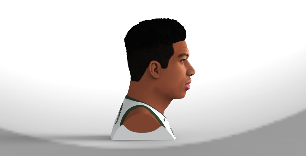 Giannis Antetokounmpo bust ready for full color 3D printing 3D Print 308810