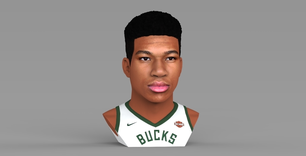 Giannis Antetokounmpo bust ready for full color 3D printing 3D Print 308811