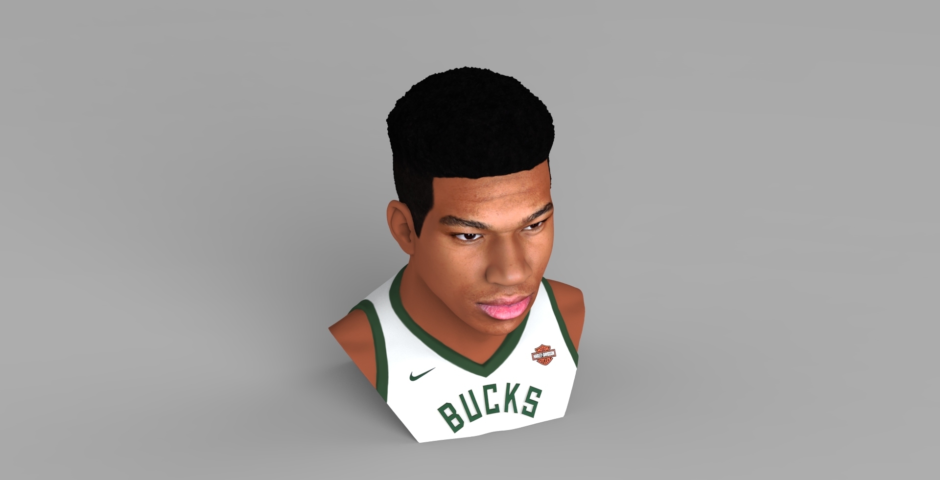 Giannis Antetokounmpo bust ready for full color 3D printing 3D Print 308812