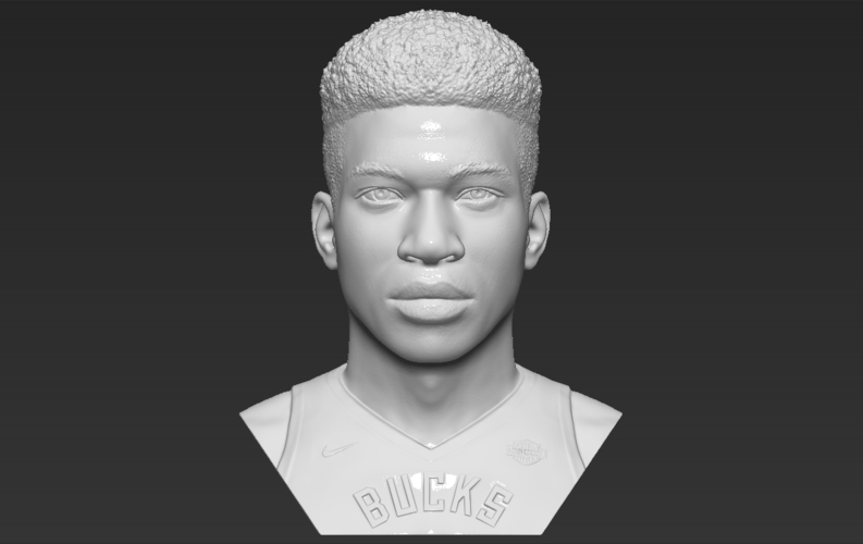 3D Printed Giannis Antetokounmpo bust ready for full color ...