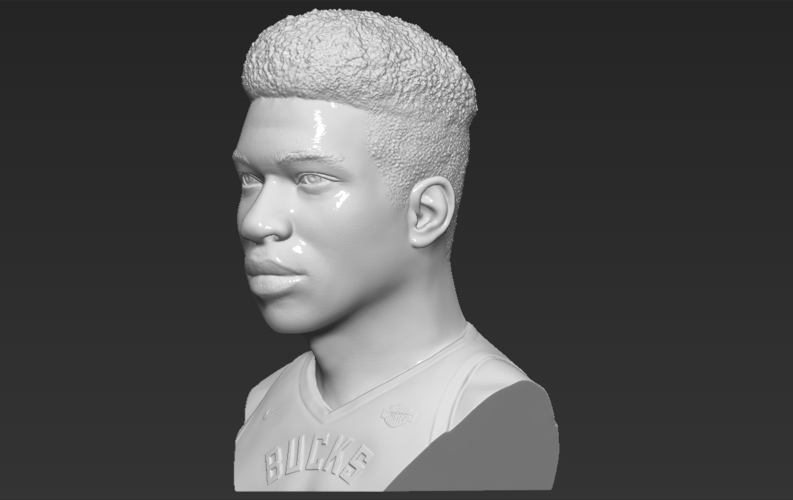Giannis Antetokounmpo bust ready for full color 3D printing 3D Print 308821
