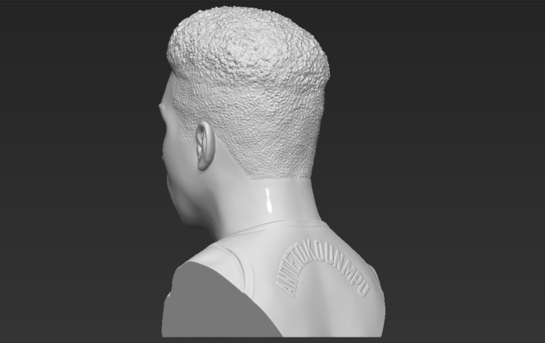 Giannis Antetokounmpo bust ready for full color 3D printing 3D Print 308823
