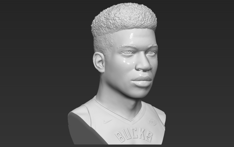 Giannis Antetokounmpo bust ready for full color 3D printing 3D Print 308827
