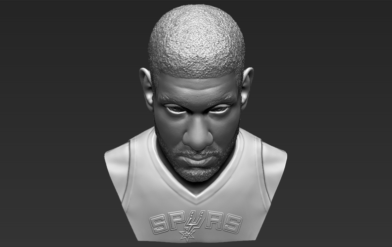 Tim Duncan bust 3D printing ready stl obj formats 3D Print 308900